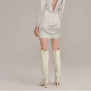 LEATHER HIGH LEG BOOTS